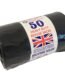 Black Refuse Sacks 72 x 84cm – 50s Roll Bin Bags (100 Gauge) palletwraps