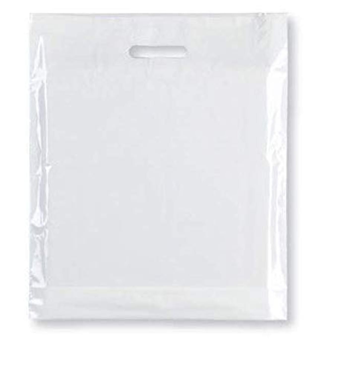 palletwraps Plastic Carrier Bags – Eco Friendly – Clear – Medium 15″ x 18″ + 3″ palletwraps
