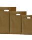 Plastic Carrier Bags – Eco Friendly – Gold – Small 10″ x 12″ + 4″ palletwraps