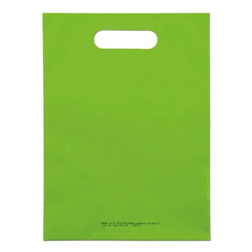 palletwraps Plastic Carrier Bags – Eco Friendly – Harrod Green – Medium 15″ x 18″ + 3″ palletwraps