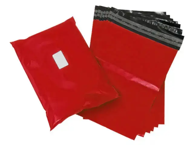 palletwraps Red Postage Bags – Eco-Friendly Mailing and Packaging Bags for Clothes and Parcels (12″ x 16″ / 305mm x 405mm) palletwraps