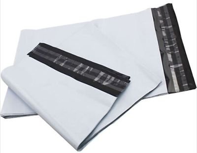 White Postage Bags – Eco-Friendly Mailing and Packaging Bags for Clothes and Parcels (10″ x 14″ / 250mm x 350mm) palletwraps