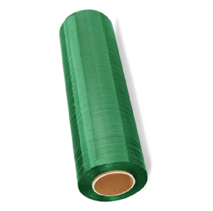 Green Stretch Film 400mm x 250m 20mu – Standard Core (1 Roll) – palletwraps