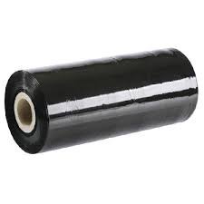 Black Stretch Film 500mm x 300m 20mu – Standard Core (1 Roll) – palletwraps